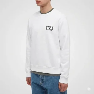 سویشرت مردانه Valentino مدل Jersey Knit Logo